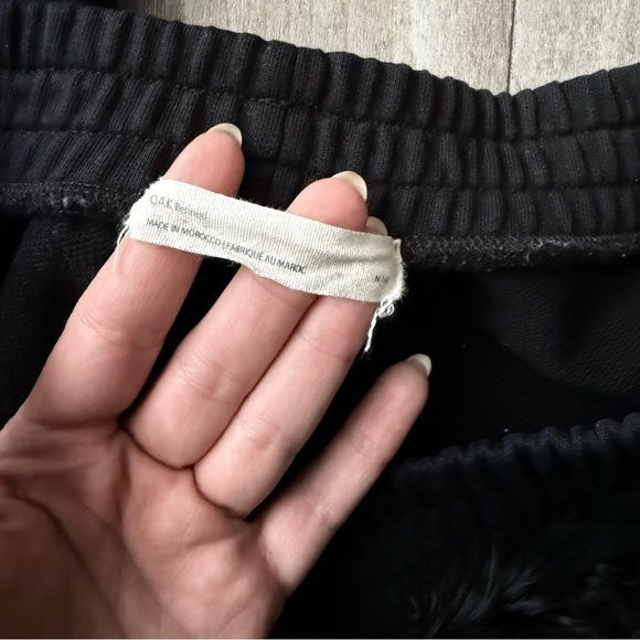 Oak + Fort oversized sweatpant cargo jogger black size medium - Picture 6 of 9